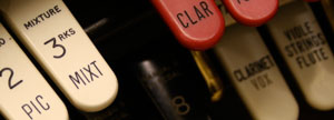 picture of organ stop tabs